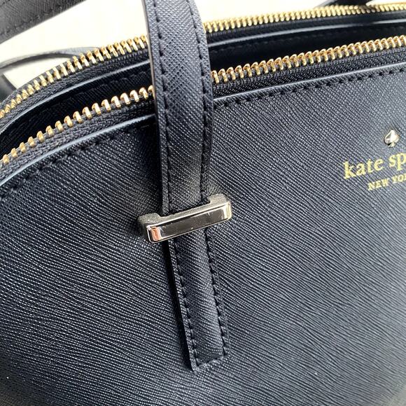 Kate Spade New York Cedar Street Leather Elissa Shoulder Tote Bag Black Small - Picture 5 of 16